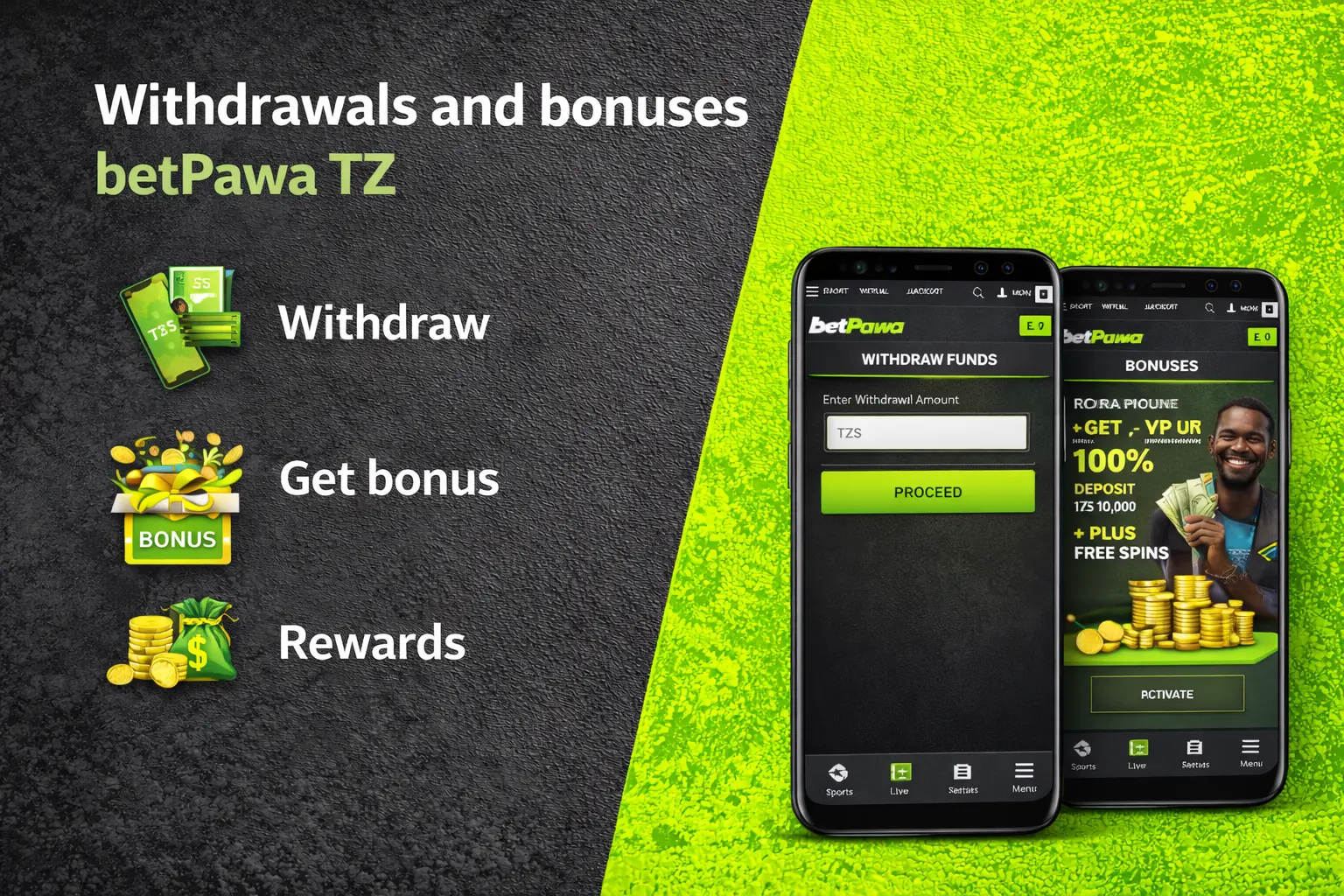 Withdrawals and bonuses betPawa TZ 2026